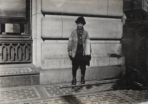 Newsboy by Lewis Wickes Hine
